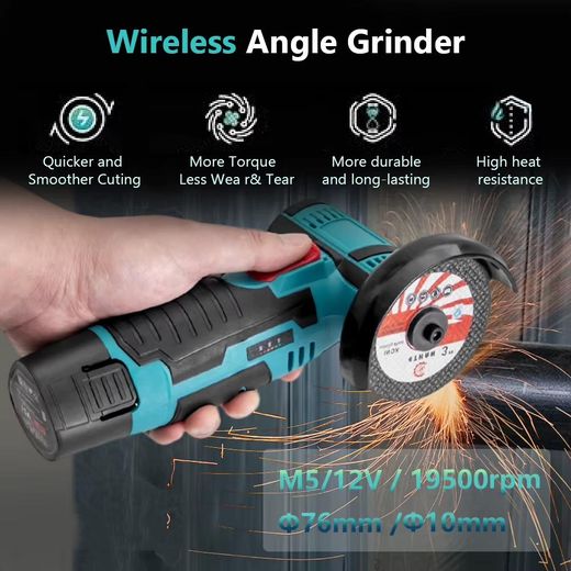 Generic Rechargeable Angle Grinder, Cord-less Cutting and Polishing Machine - image 4