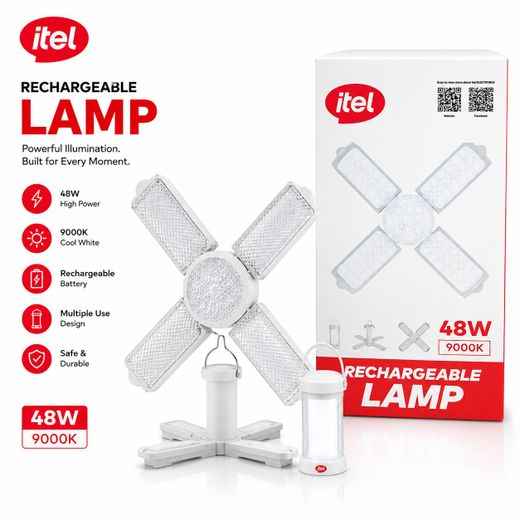 Itel 48W Rechargeable Lamp