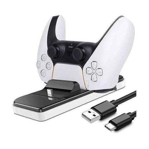 Generic New Dock DOBE PS5 Pad Charger PS5 Controller Dual Charging Dock Station FLAT