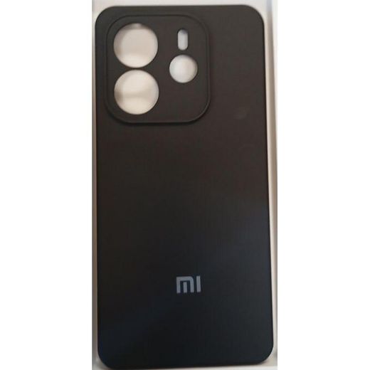 XIAOMI Redmi Note 14 4G Smooth Protective Silicon Back Case-Black