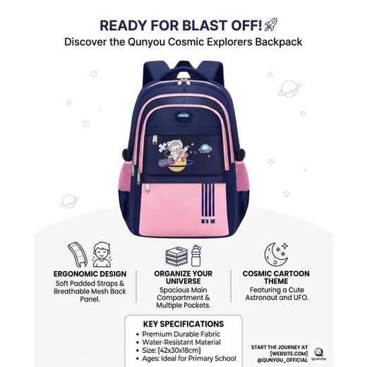 Fashion NEW STYLISH DURABLE UNSEX CHILDREN BACKPACK, Multi-Space Waterproof Children Backpack, Children School Bag, Backpack for Unisex Children, Bookbag Schoolbag for Kids Teen, Casual Daypacks For Children - Cartoon Backpack, Durable Casual Bag - image 2