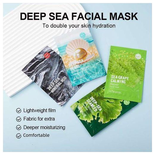 KORMESIC 4-In-1 Brightening & Smoothing Sheet Mask - image 4