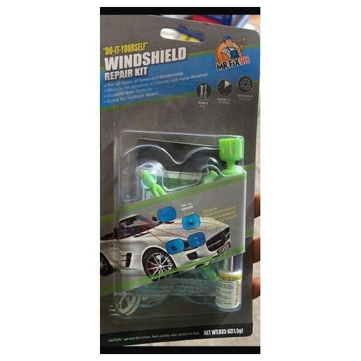 Windshield Repair Kit - Professional Grade DIY Glass Chip Fix Kit for Car & Home Windshields, Chips, Cracks & Scratches - Resin Car Window Crack Repair Ki