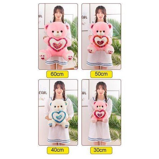 Generic Hug bear Children's toy plush toys stuffed animal toys teddy bear pink - image 3