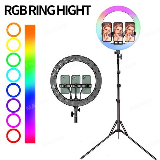 Generic 18inch RGB LED Multicolor Ring Light