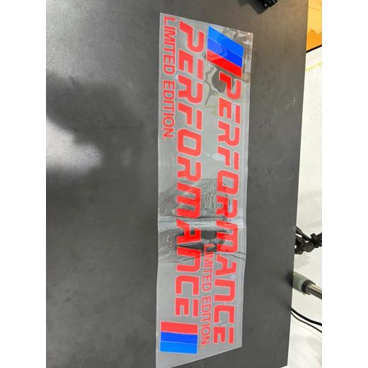 Generic Pristine Quality 2 sides Performance body sticker (Red) - image 2