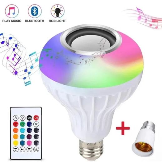 Generic Wireless Bluetooth Speaker Bulb APP Control LED Lamp Smart Light Music Player Audio Remote Control Subwoofer Speaker Systems - image 4