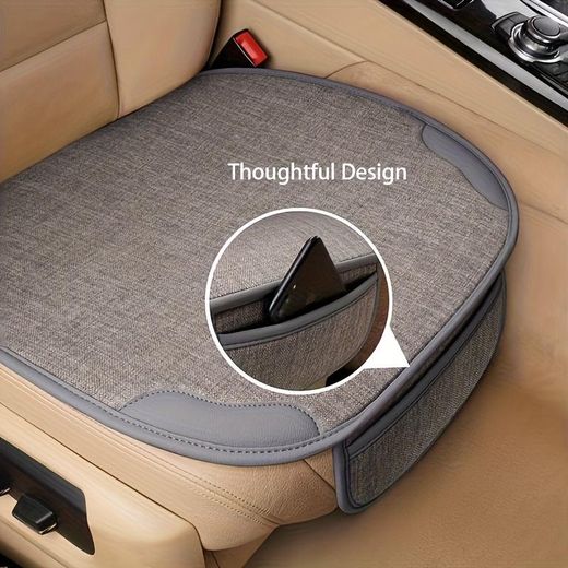 Generic Premium Car Seat Cushion – All-Season Front Seat Protector & Cover – Breathable, Washable Car Interior Accessory – Gray - image 2