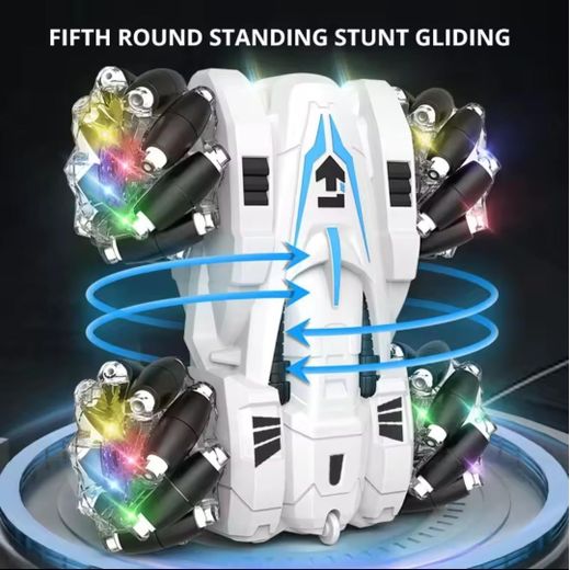 Generic RC Stunt Drift Car with Mecanum Wheels & LED Lights – 360° Rotating Off-Road - HandHeld Remote - image 2