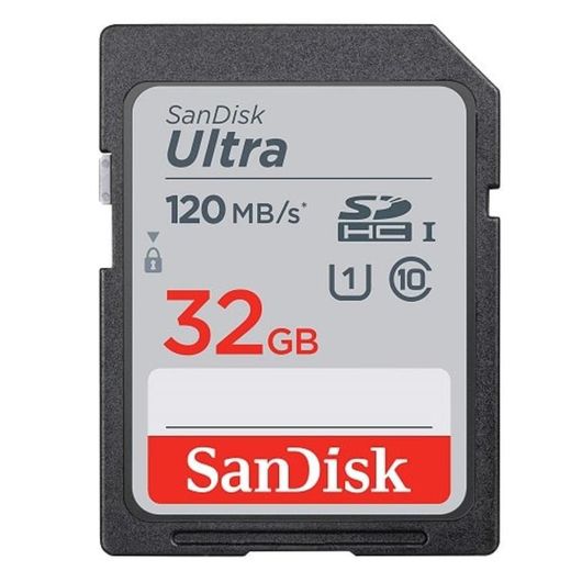 SanDisk Sandisk 32GB Ultra SD Memory Card 120mb/s