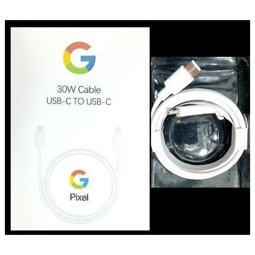 Google Pixel 30W USB-C To USB-C 1M Fast Charging Cable and data cable