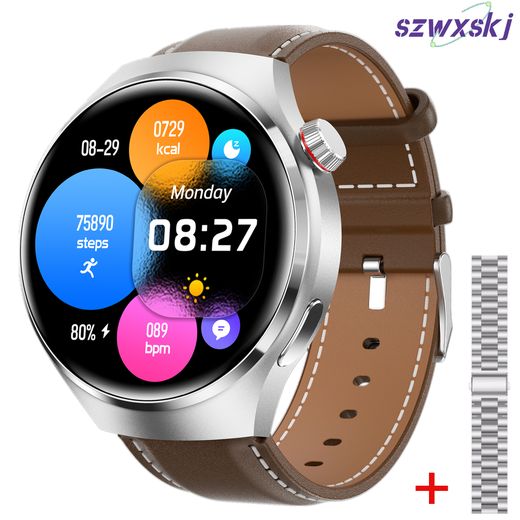 GT4 Pro Smart Watch 1.6“ 360*360 Wireless Charging Bluetooth Call NFC Business Watch 380 Large Battery