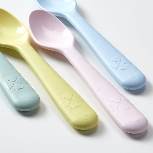 Children Study Set Mixed Color Baby / Kids Spoon(4pieces) - image 2