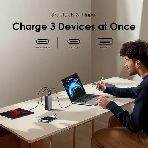 Oraimo PowerJet 130 27600mAh 130W Type-C Laptop Power Bank - image 4