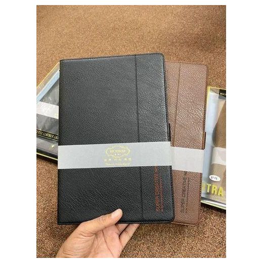 Samsung Galaxy Tab A7 Lite Rich Boss Premium Leather Book-Style Tablet Case-Luxury Vintage Hardcover Protective Folio Sleeve With Elegant Texture 