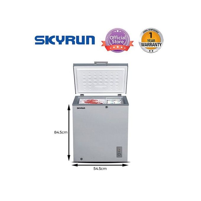 Skyrun 145 Litres Chest Freezer Bd 145a Grey Jumia Nigeria