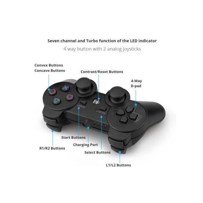 gen game gamepad wireless bluetooth joystick for ps3 controller jumia nigeria