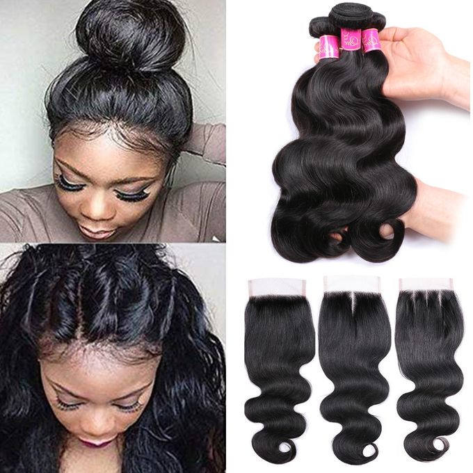 human hair closure