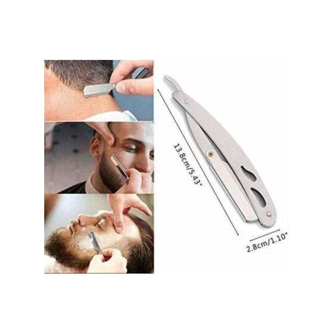 Generic Barber Stainless Steel Straight Edge Barber Razor