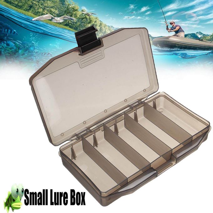 Generic 5 Compartment Tackle Bait Box Hook Beads Storage Container Case