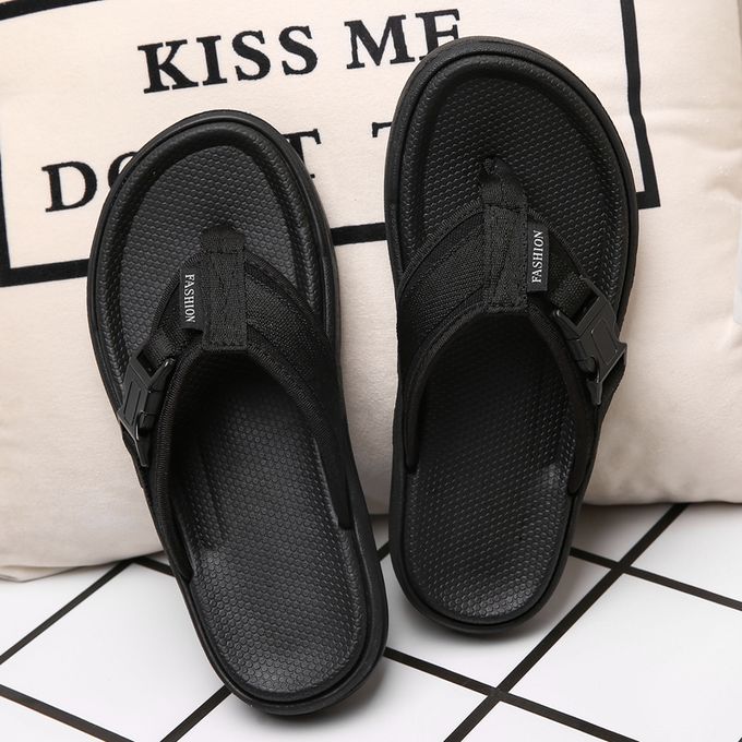 Fashion Mens Flip Flops Casual Sandals-Black | Jumia Nigeria