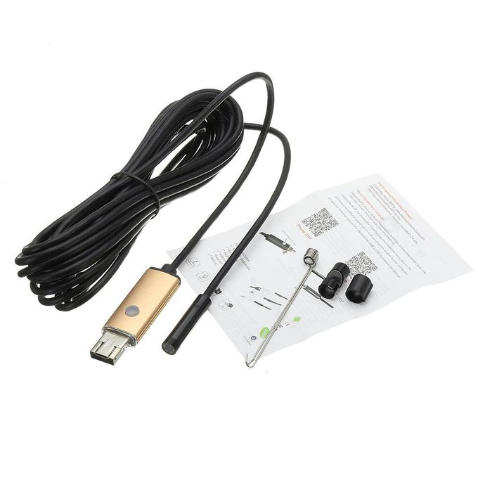 Endoscope Camera Android Phone Micro USB 7mm 6LED EndoscopicNew