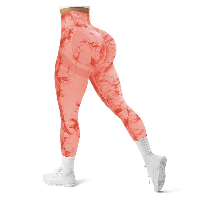 CHRLEISURE Tie Dye Leggings Sport Women Fitness Sexy High Waist