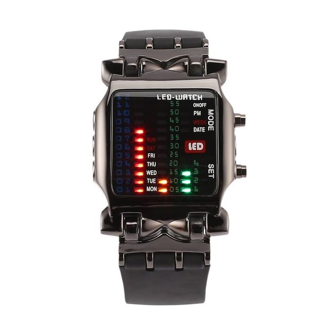 digital watch wrist