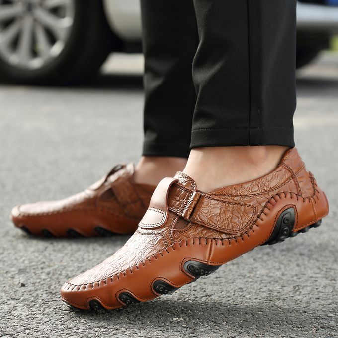 Fashion Mens Oxford Driving Shoes 