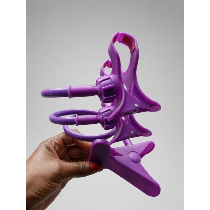 Flexible Mobile Phone Holder Stand - 360 Rotation - Black, Blue, Purple, Pink
