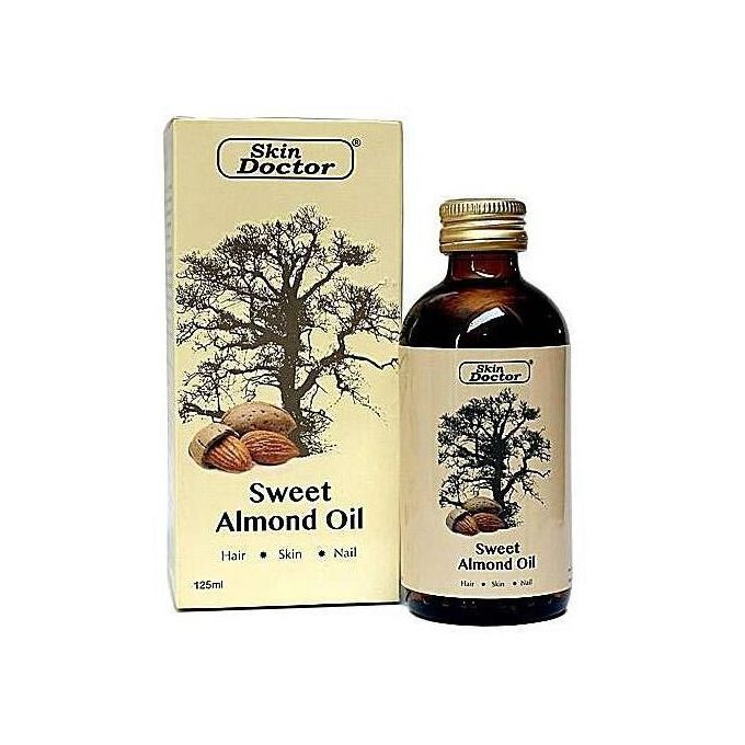 product_image_name-Skin Doctor-Sweet Almond Oil For Glowing Skin, Hair & Nails X 125ml-1