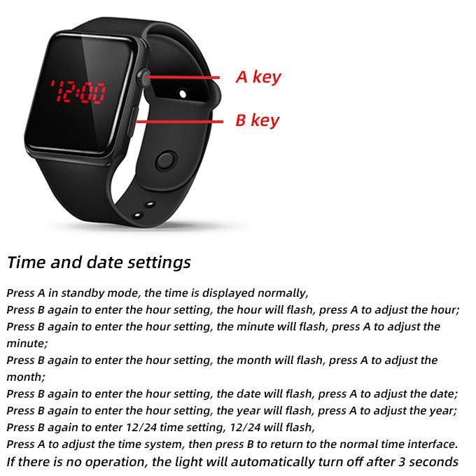 Led outlet watch jumia