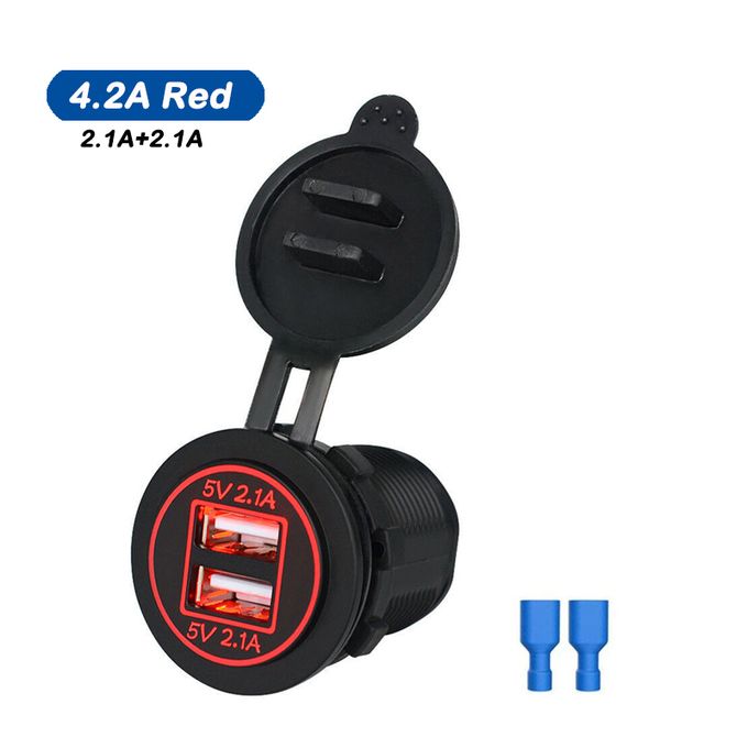 Double Prise de Chargeur USB, Double Prise de Courant de Chargeur de  Voiture USB 5V / 4.2