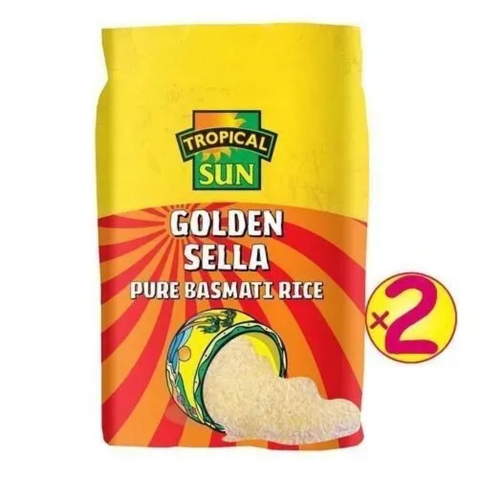 product_image_name-Tropical Sun-Golden Sella Pure Basmati Rice 5kg - PACK OF 2-1