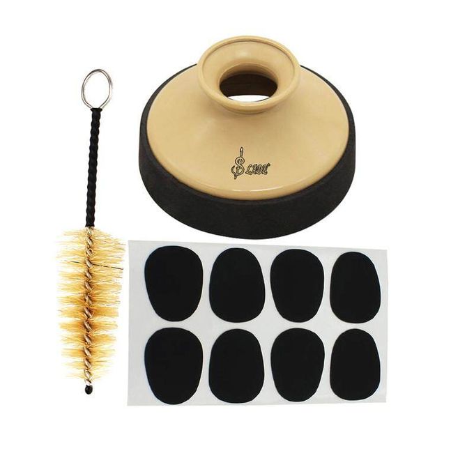 Fdit Sax Mute SLADE 4 en 1 mute Pads brosse chiffon de nettoyage