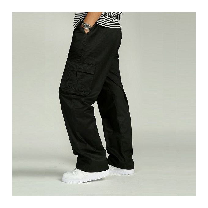 Mens Plus Size Utility Pocket Cargo Jogger Trouser  Boohoo UK