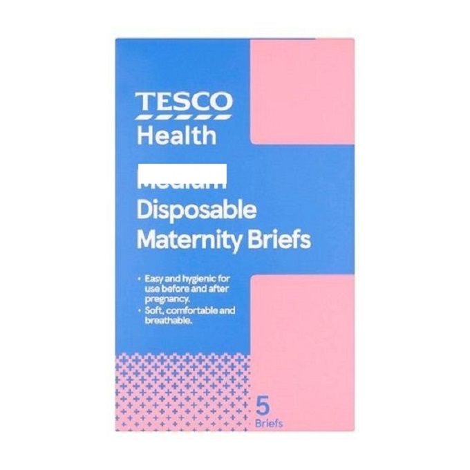 Tesco Disposable Maternity Briefs - 5pack