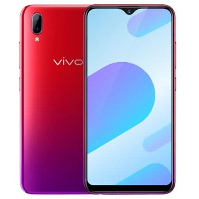 product_image_name-Vivo-Y93s 6GB+128GB 6.2'' 13MP+2MP Camera Face Wake Dual SIM 4030mAh Smartphone - Red-1