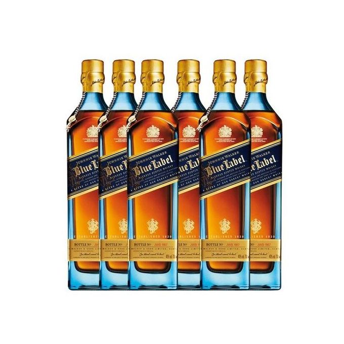 Blue Label Scotch Whisky 750 Ml 6 Bottles