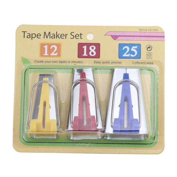 5 size Sewing Accessories Bias Tape Makers - 6mm 9mm 12mm 18mm