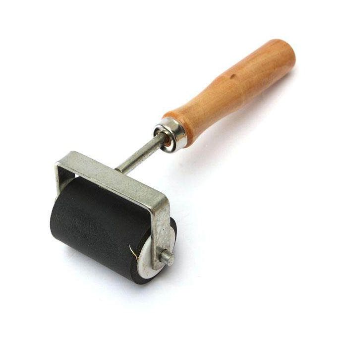 Hard Rubber Roller Printing Ink Lino Brayer Art Craft Tool Printing Roller