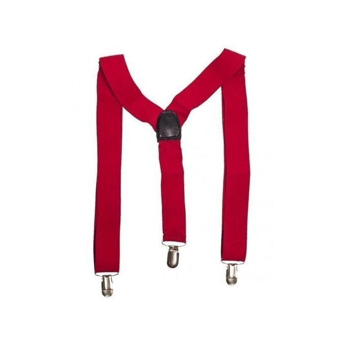 product_image_name-Fashion-Classic Men's Suspender Belt- Red-1