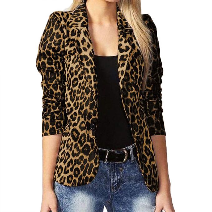 product_image_name-Fashion-Women's Graphic Print Button Open Front Long Sleeve Blazer Jacket-1