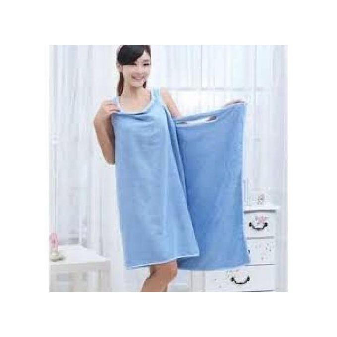 Fashion Female Wearable Bath Robe Wrap Towel Blue Jumia Nigeria