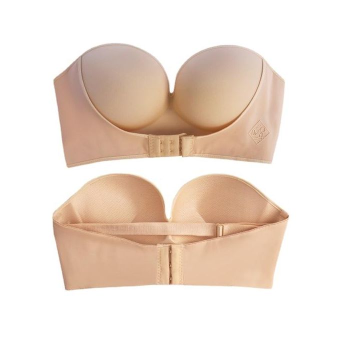 Women Bra Wire Free Sexy Push Up Invisible Bras Front Closure Underwear for  Female Brassiere Strapless Seamless Bralette ABC Cup