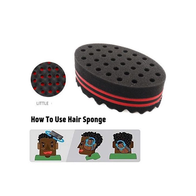 Barber Hair Sponge Brush Make Dreads Locking Twist Coil Afro Curl Magic  Locs Hair Style Tool|hair Sponge Brush|hair Spongetwist Hair Tool  AliExpress | 2pcs Small Holes Hair Twists Sponge Barber Brush For