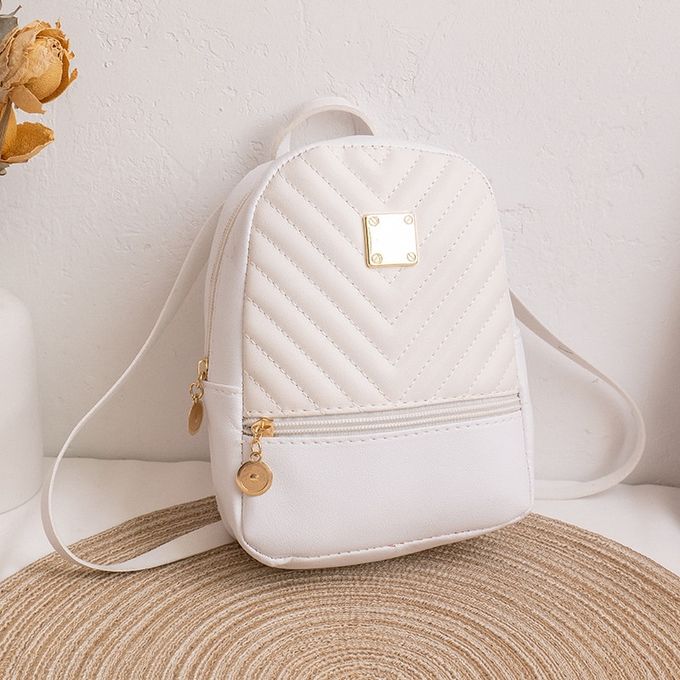 Fashion Luxury PU Leather Female Backpack School Bags for Girls