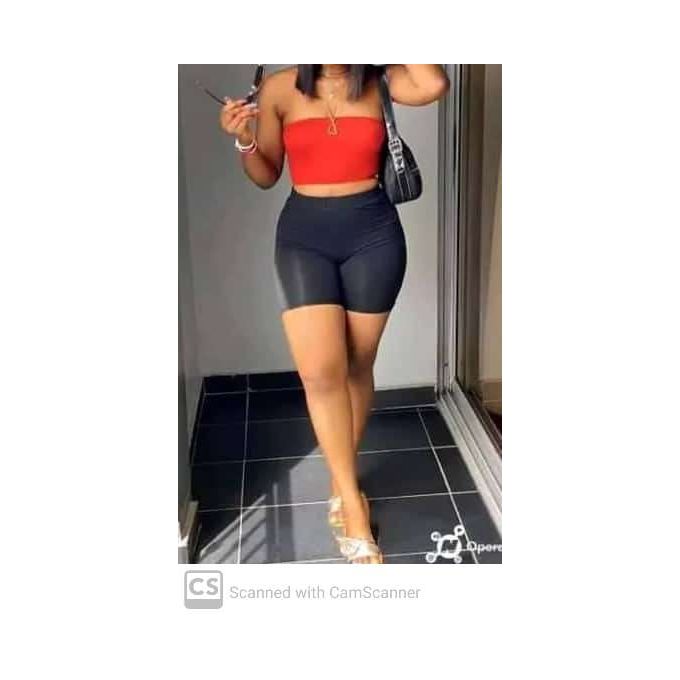 Fashion Jojo Biker Short-Black | Jumia 