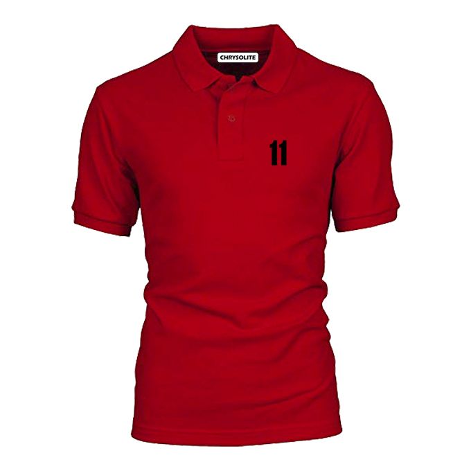 product_image_name-Chrysolite Designs-11 Polo T-shirt - Red-1