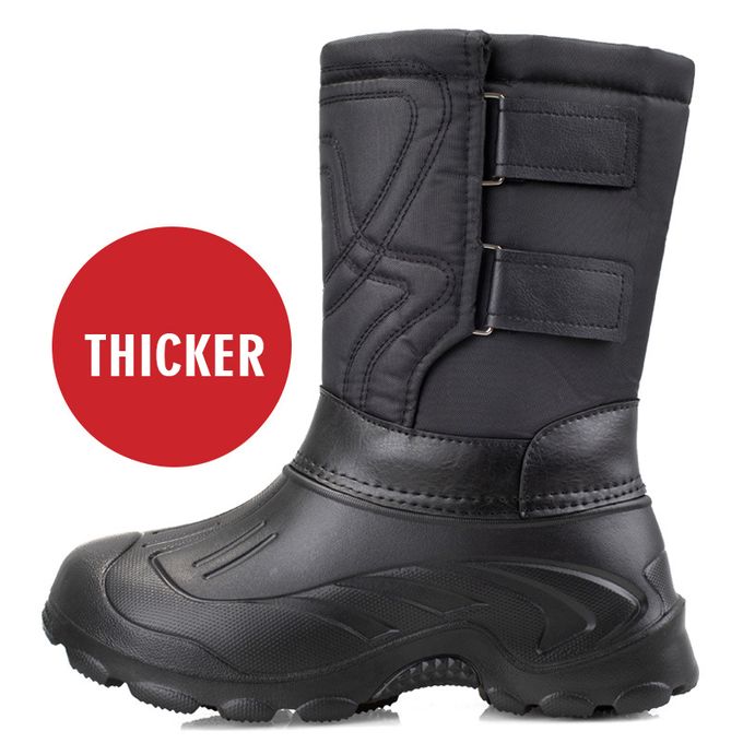 Fashion Winter Men Snow Boots Platform 